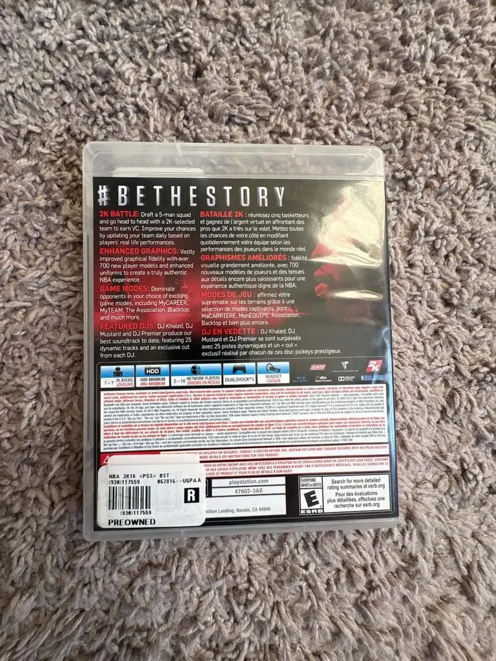 NBA 2K16 for PlayStation 3